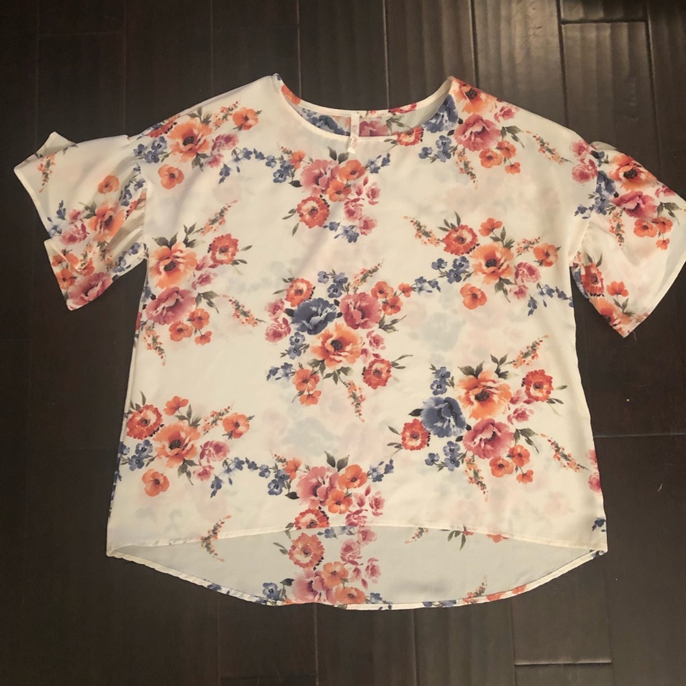 Flowy Floral Boutique Top